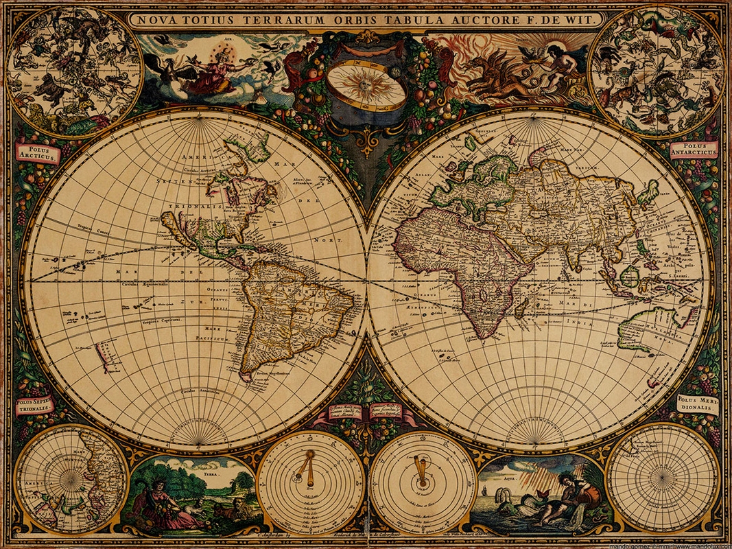 Cuadros mapamundi: mapas decorativos sobre lienzo  Arte de mapa mural,  Pinturas en lienzo, Cuadro mapamundi